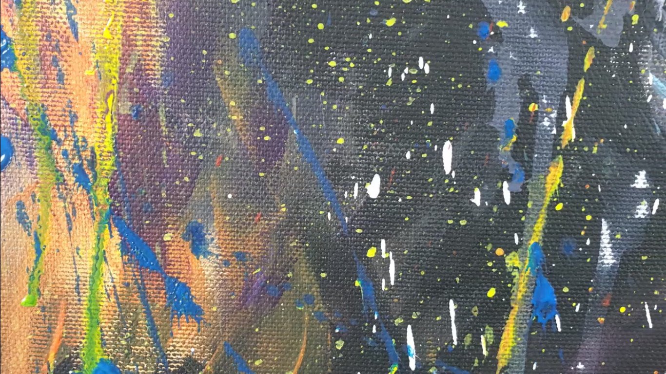 Acrylic painting
