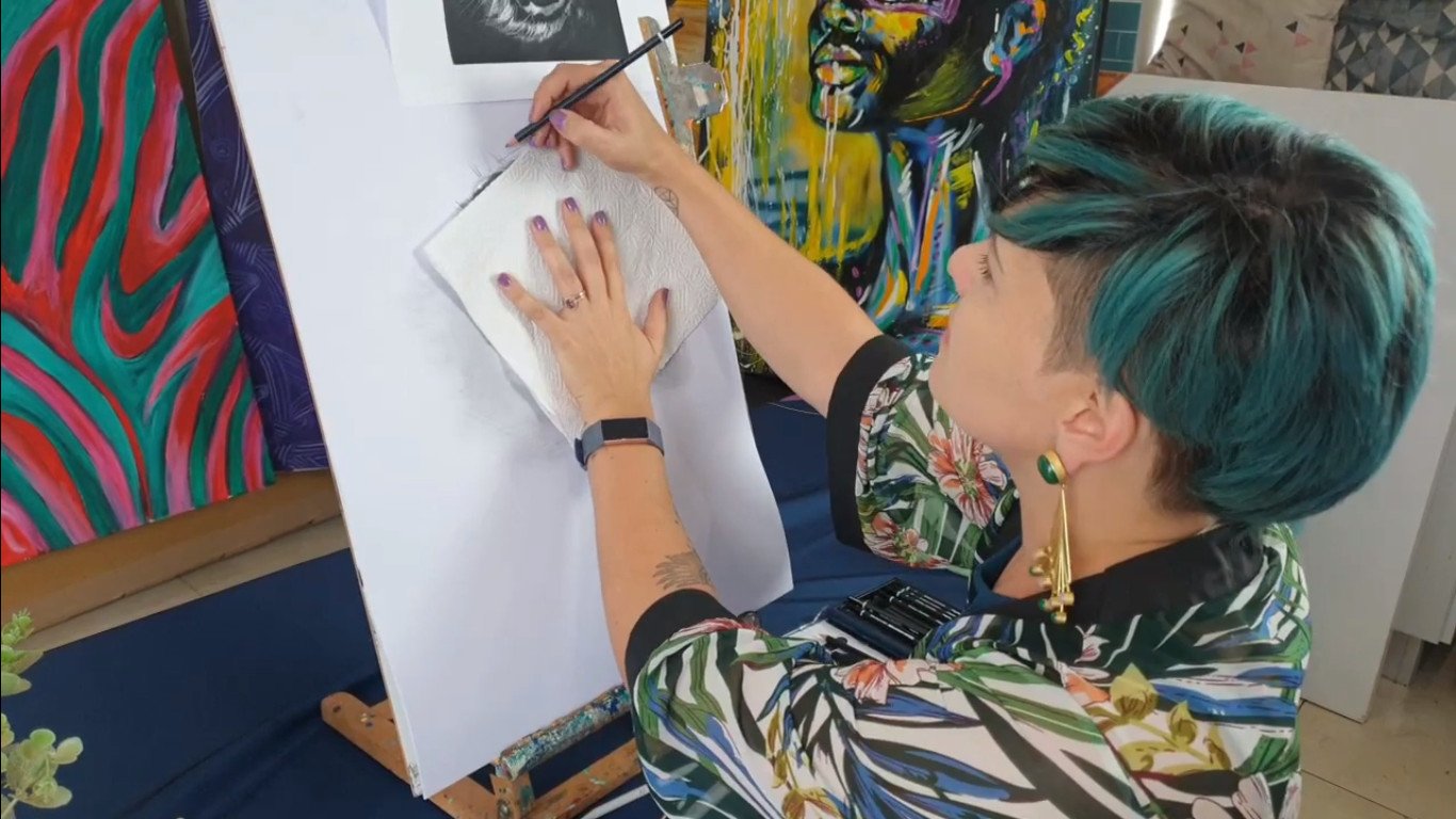 Drawing, pencil drawing