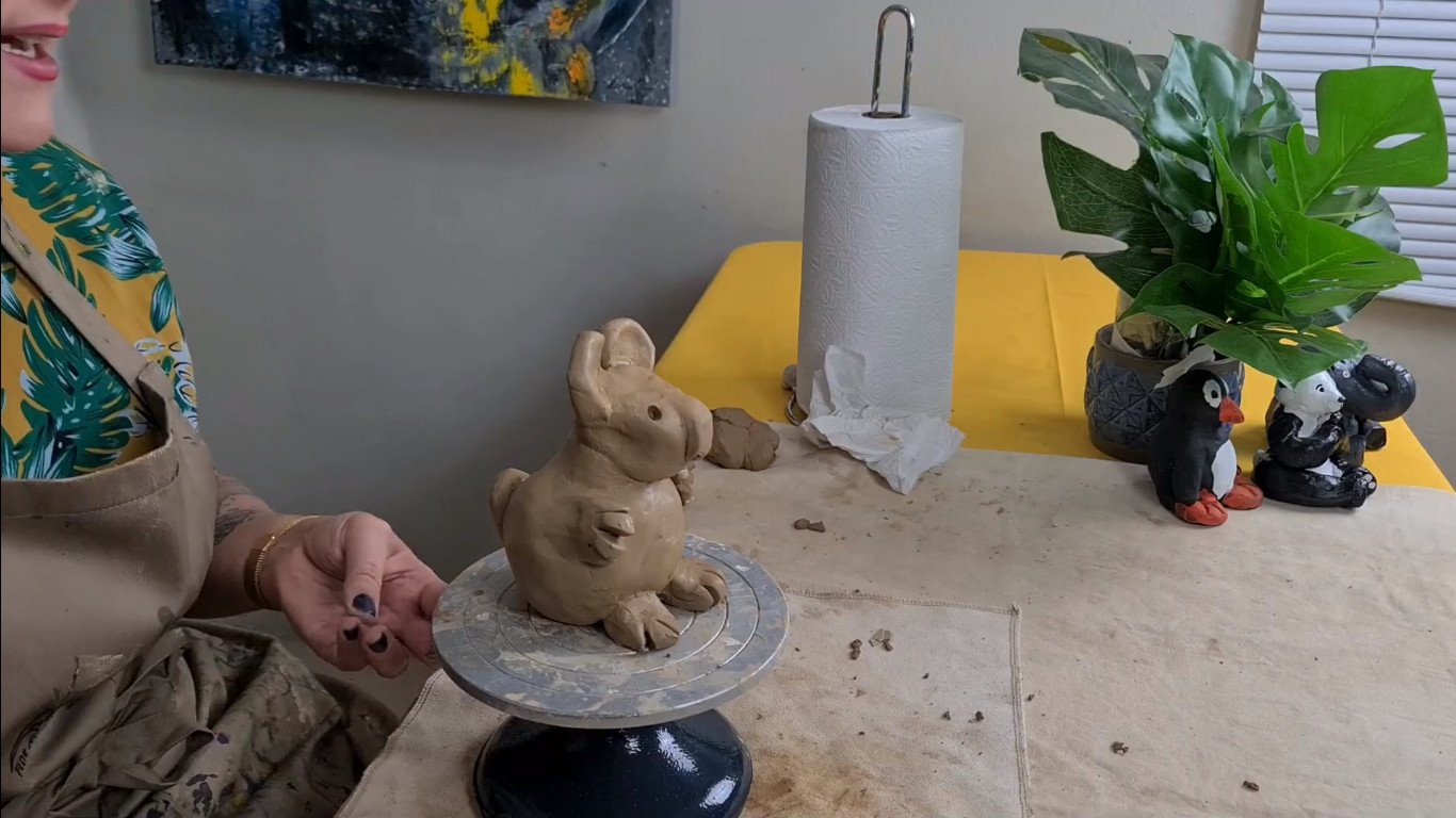 koala, air-dry clay, sculpture