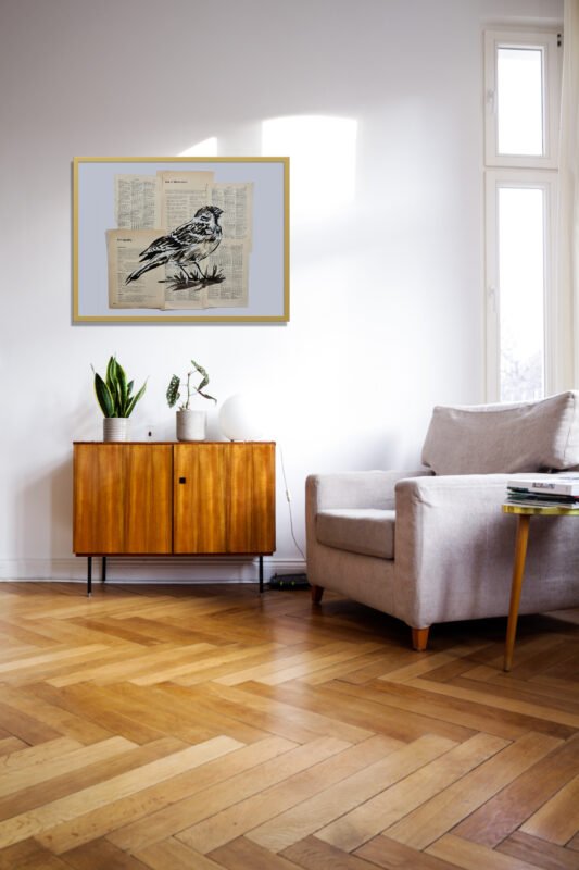 Kenridge, acrylic paint, birds