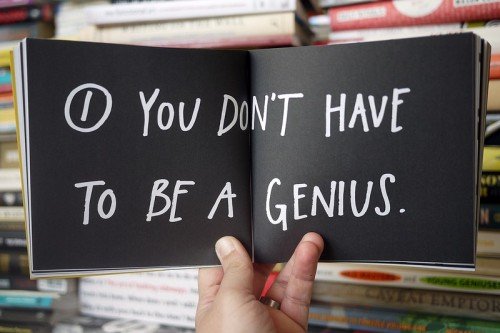 austin kleon you don't have to be a genius