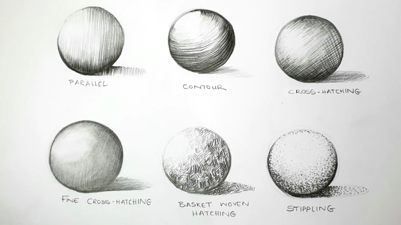 Lesson 05  Cross-Hatching and Texture - Lillian Gray - Art School