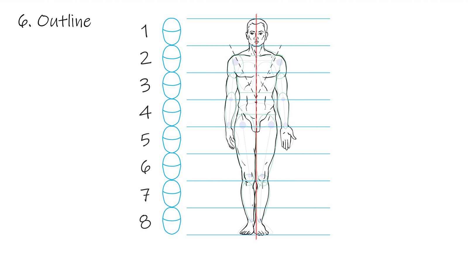 6 Steps to Drawing a Human Figure - Lillian Gray - Art School