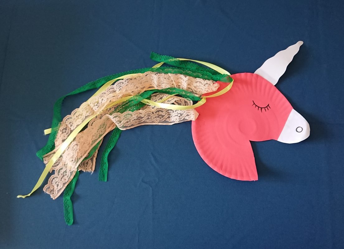 paper plate unicorn