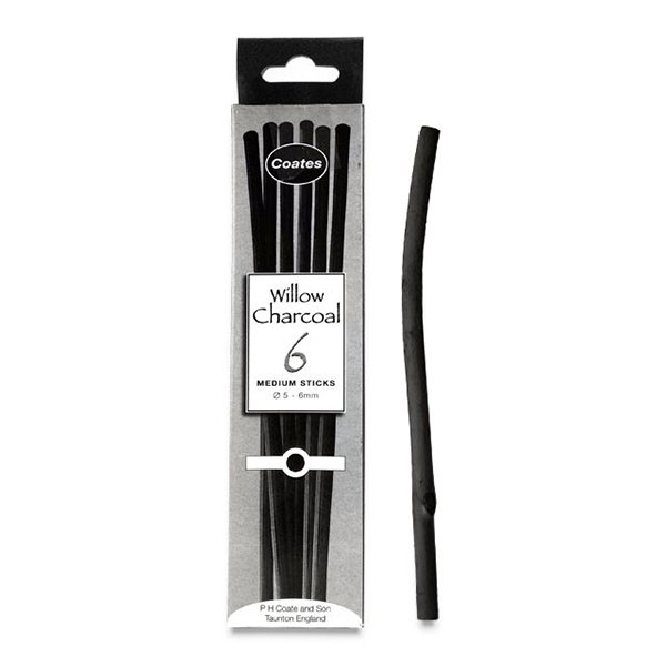 Pack Of 12 Pieces Charcoal Sticks Cotton Willow Sketch Charcoal Pencils  Drawing Painting Willow Charcoal Sticks