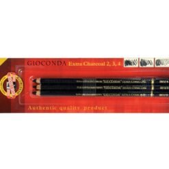 Black Charcoal Pencil 3pcs - Koh-i-Noor