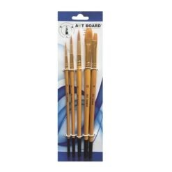 art-board-golden-taklon-a-5-pcs-brush-set