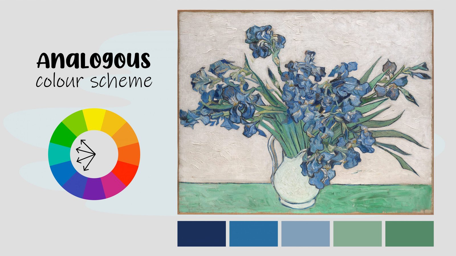 Van Gogh analogous colour scheme