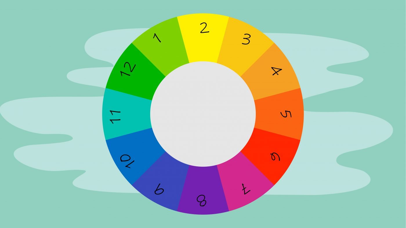 12 colours of the rainbow