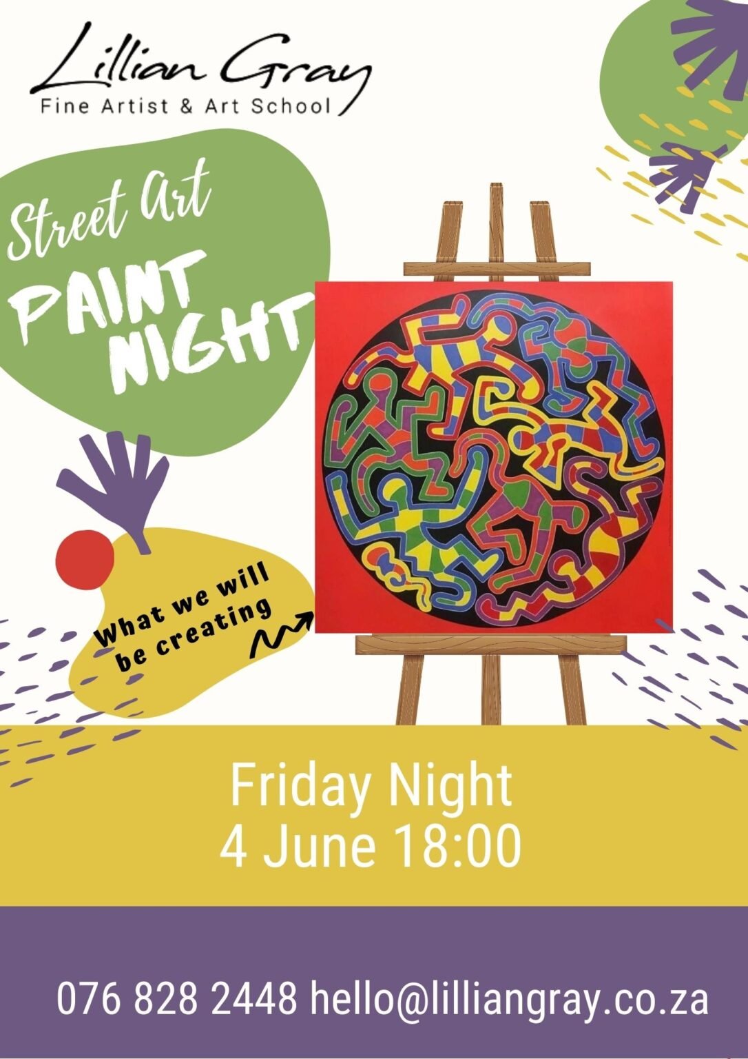 Paint Night Art Experiance Lillian Gray Art School