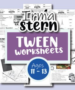 Irma Stern tween worksheets