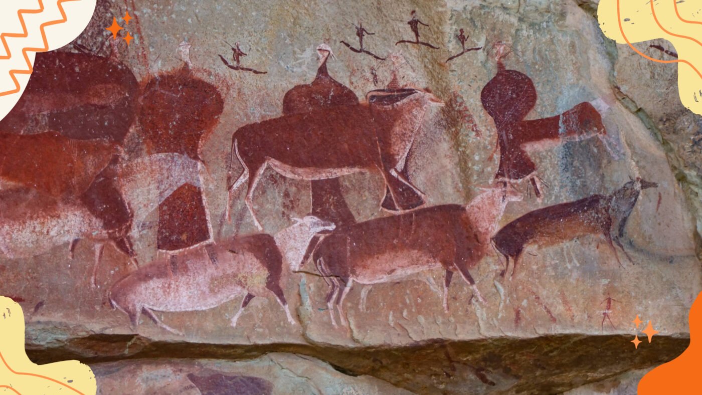 Image of cave paintings