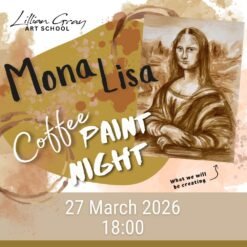 Mona lisa coffee paint night