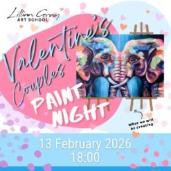 Valentine's Day Paint Night at Lillian Gray Art Studio