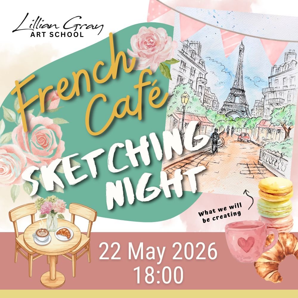 French cafe sketching night 2026 French cafe sketching night 2026