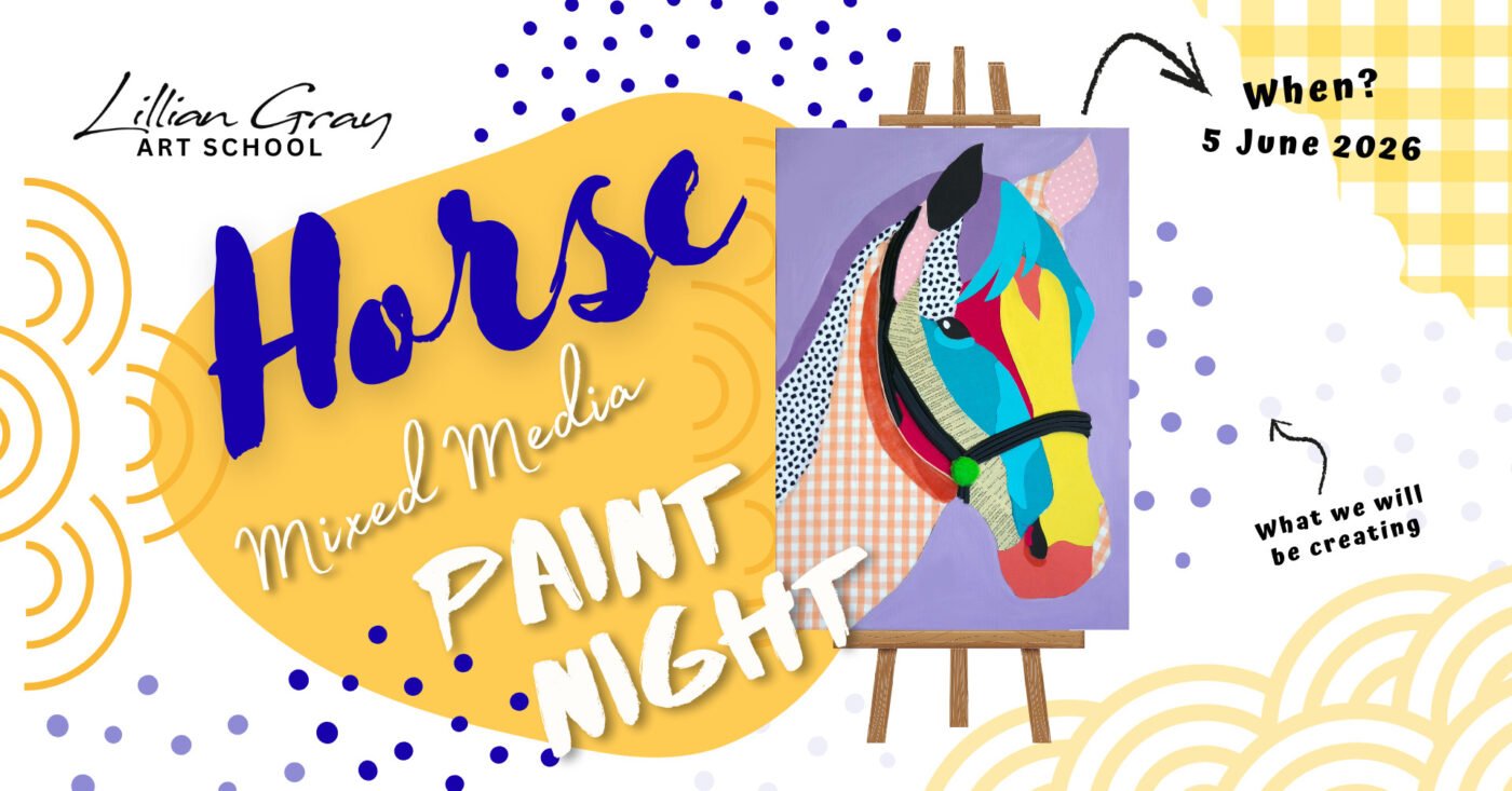 Horse Mixed Media Paint Night 5 june 2026