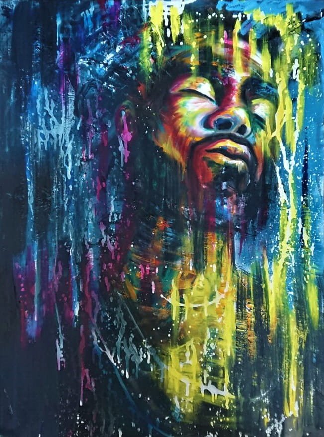 Lillian Gray_Bongani_Oil on Canvas_102cm x 76cm