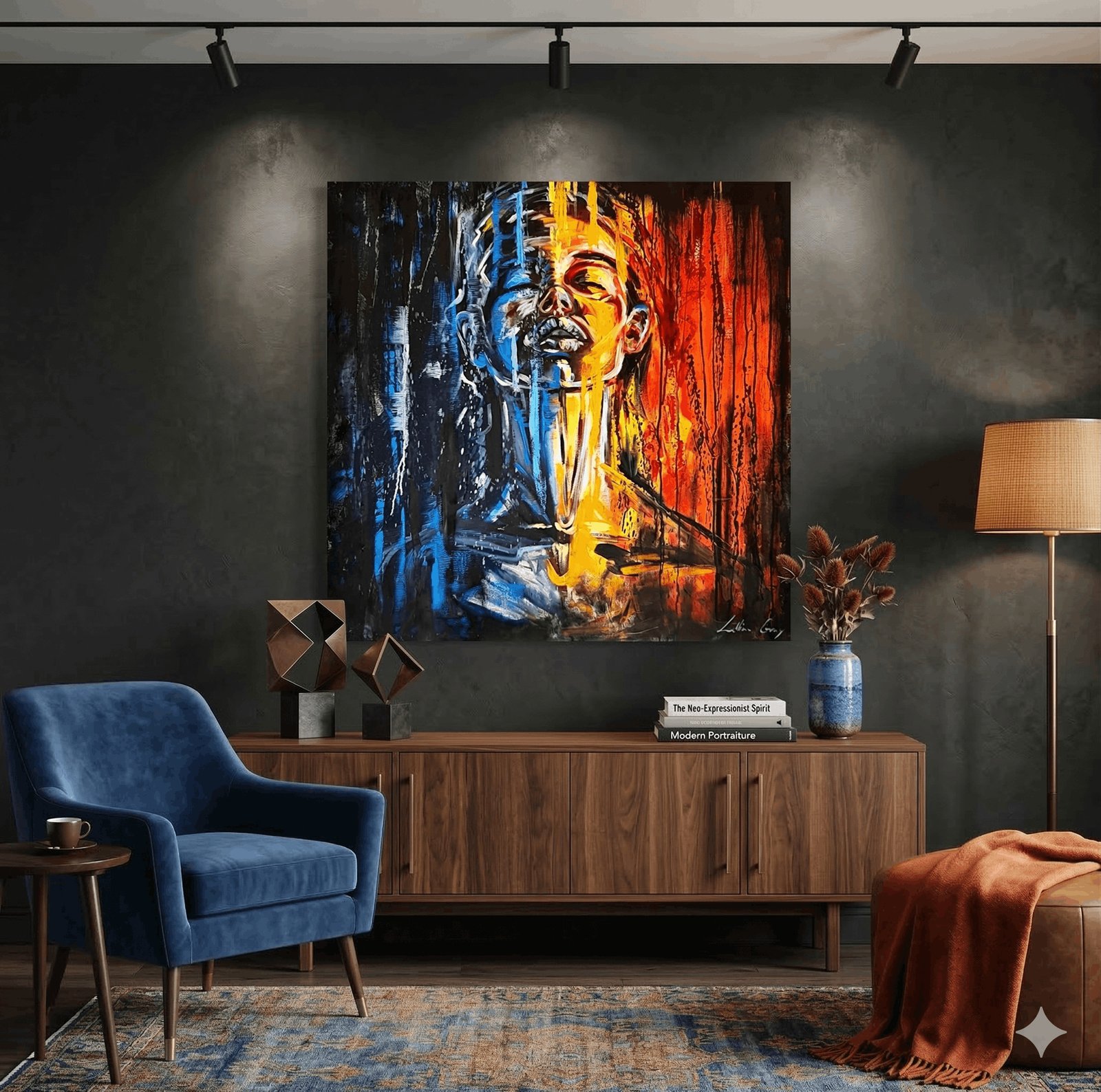 Karabo - Original Oil Painting by artist Lillian Gray - Image 2