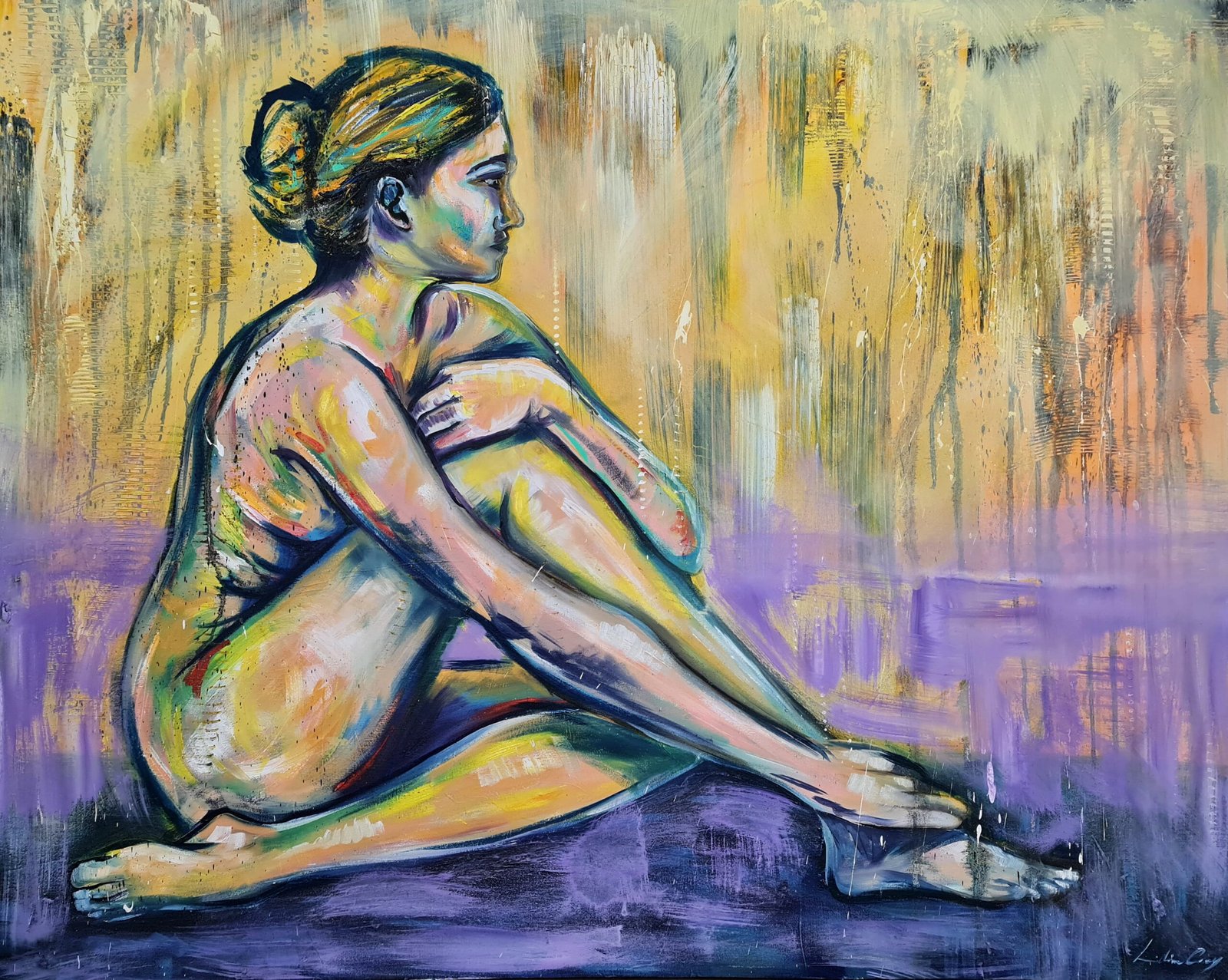 Lillian Gray_Nude Figure Study VII_7_Oil on Canvas_127x101