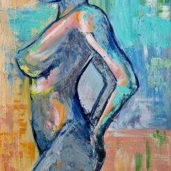 Lillian Gray_Nude Figure Study_V_5_Oil on Canvas_91x76