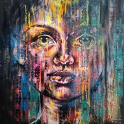 Lillian Gray_Sindiso_Oil on Canvas_91x91