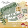 Botanical Linocut Printmaking Night 31 July 2026
