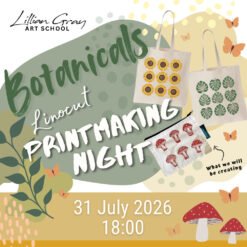 Botanical Linocut Printmaking Night 31 July 2026