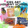 December holiday art school kids