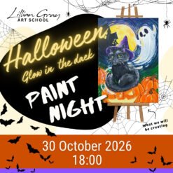 halloween glow in the dark 2026 paint night 30 october