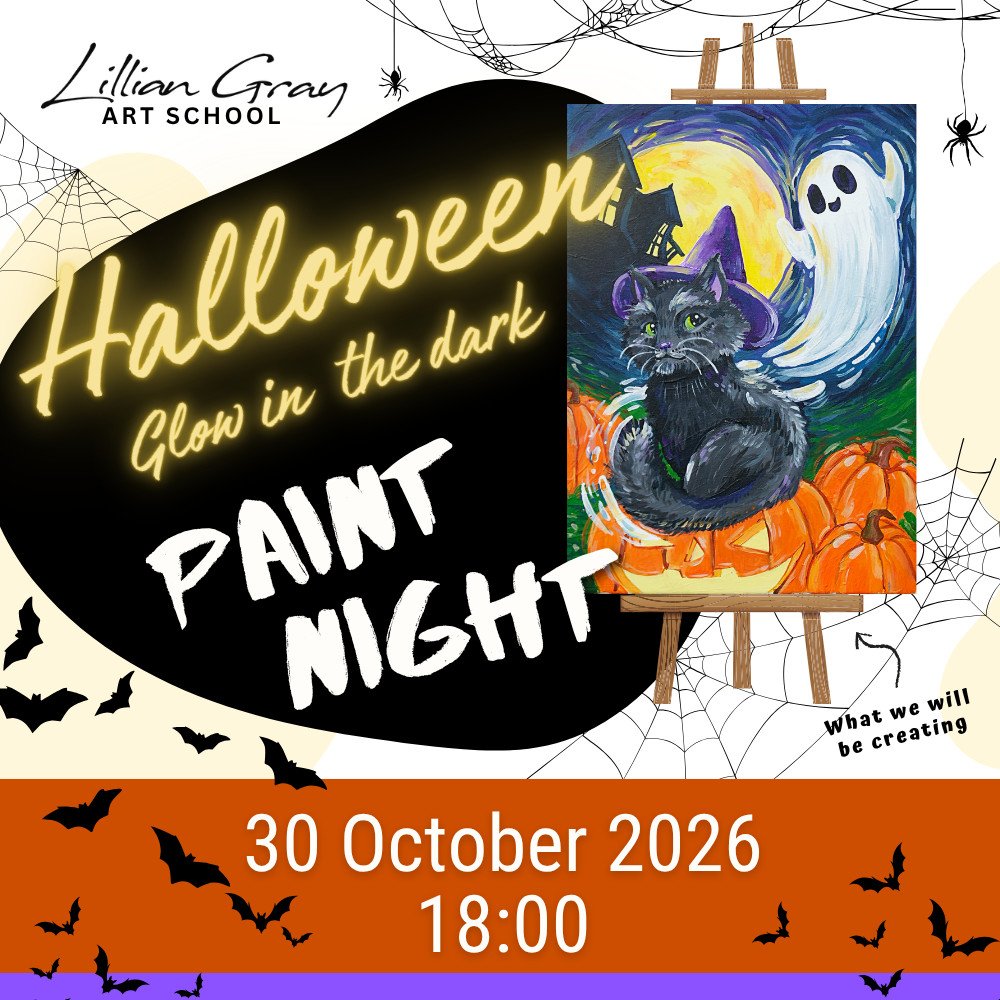 Halloween: Glow in the dark Paint Night